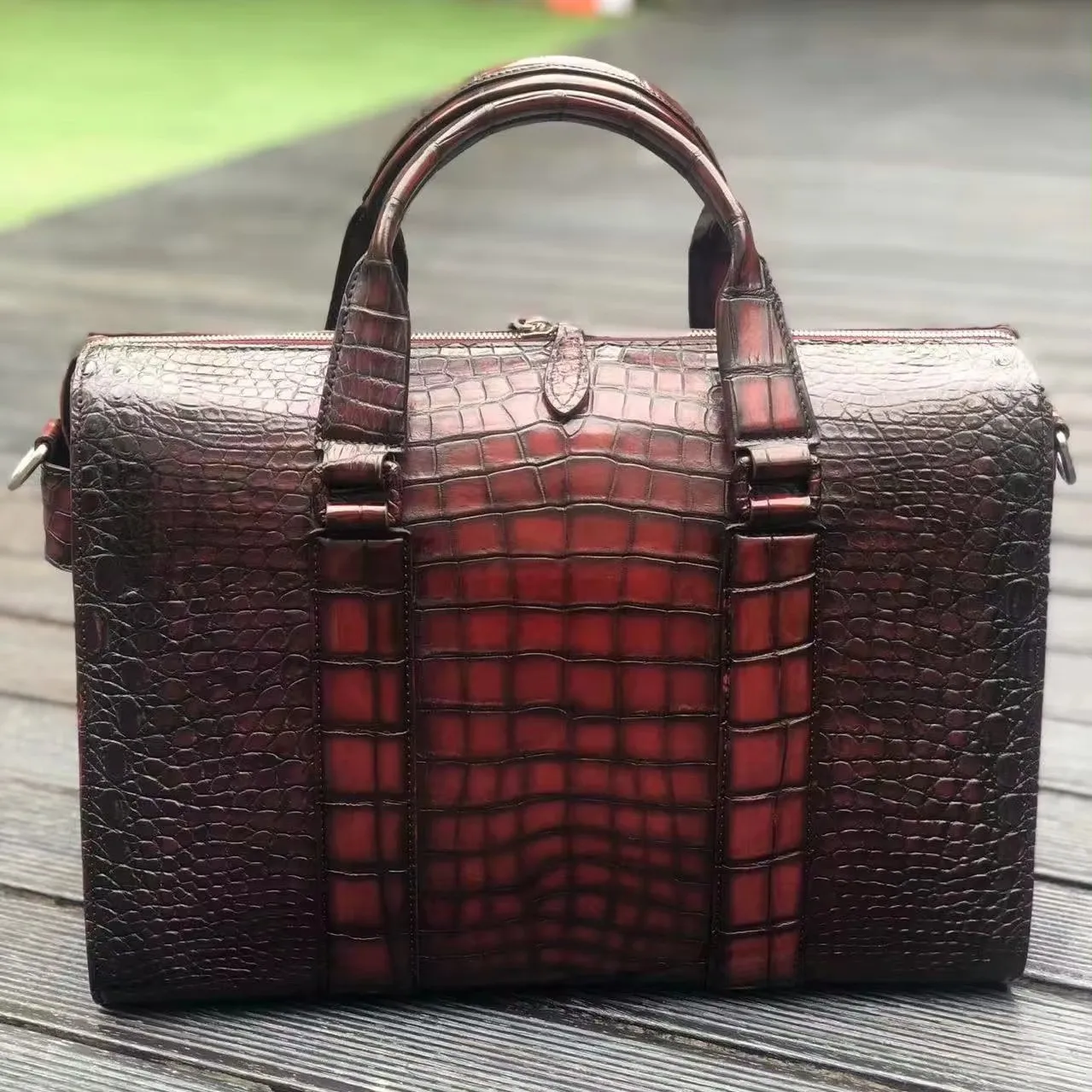 yinshang new men handbag male crocodile bag fashion leisure businees bag Briefcase male office Laptop