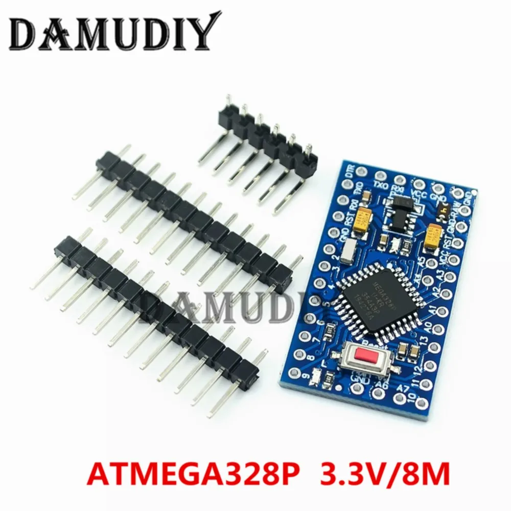 1-10PCS Pro Mini 328 Mini ATMEGA328P ATMEGA328 Module 5V 16MHz Development Board 3.3V 8MHz Electronic Building Block for Arduino