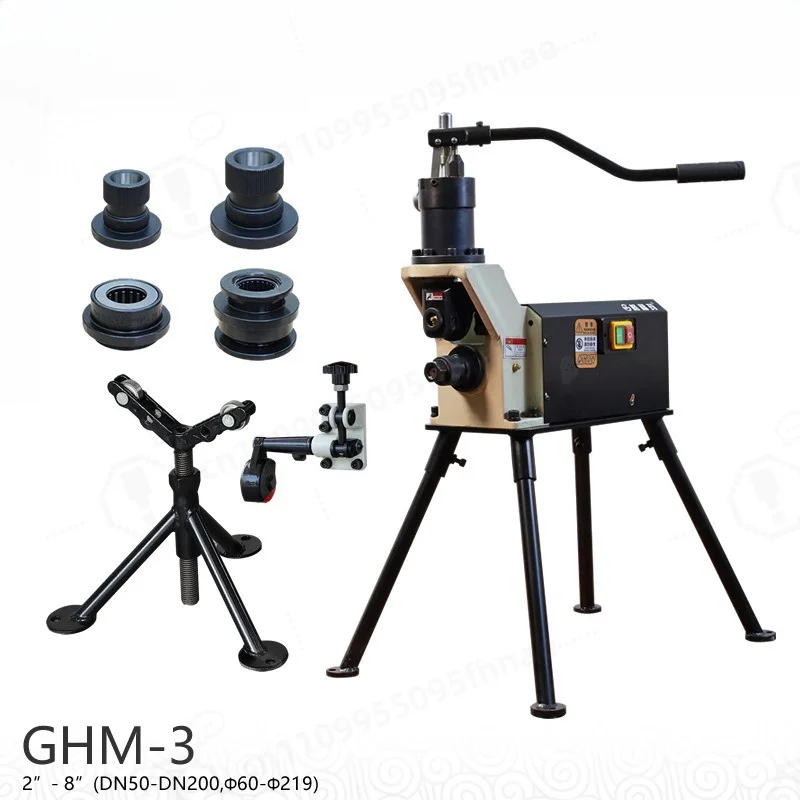 GHM-3 WP Lightweight Electric Hydraulic Fire Pipe Roll Grooving Machine 60-219mm