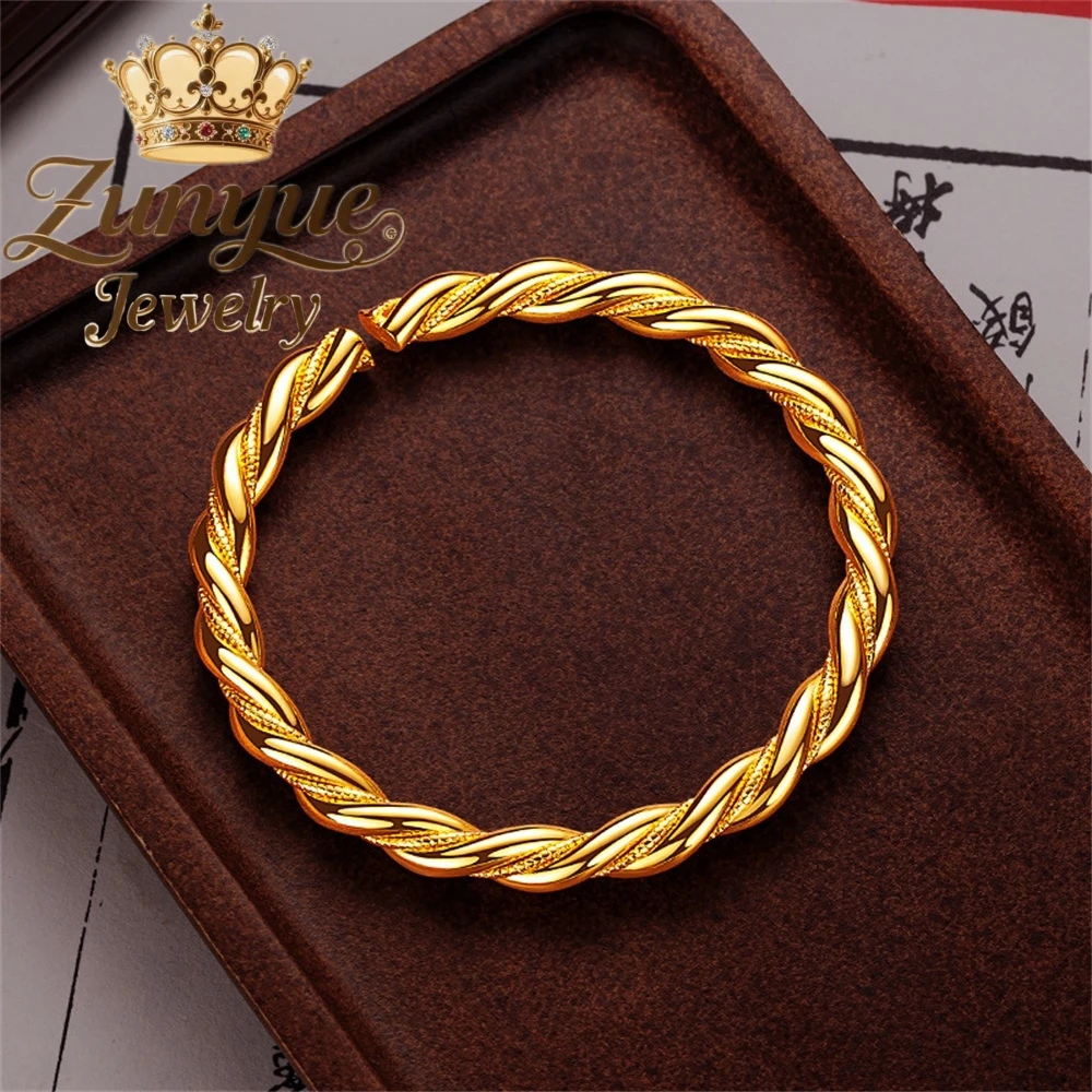 

Sand Gold High-End Bracelet Luxury Quality Jewelry Best Selling Handicraft Fashion Jewelry Exquisite Elegant Charms Popular