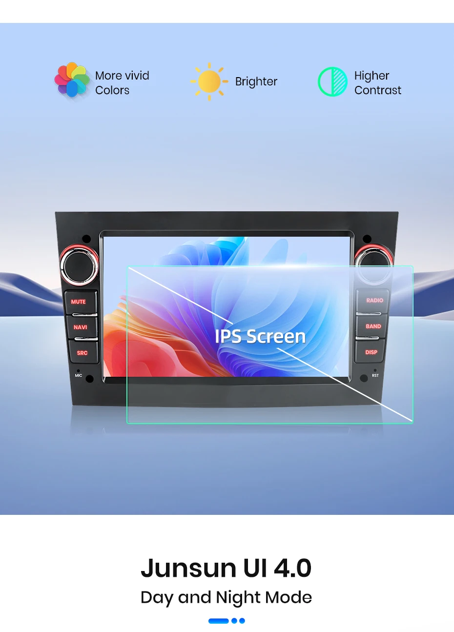 Junsun 7" Android Car Radio For Opel Astra H G J Zafira B Corsa C D Antara Vectra Vivaro Wireless CarPlay Android Auto GPS Navigation Multimedia Player IPS Touch Screen WiFi 4G DSP RDS Bluetooth FM AM SWC DAB Autoradio Stereo Head Unit 2DIN