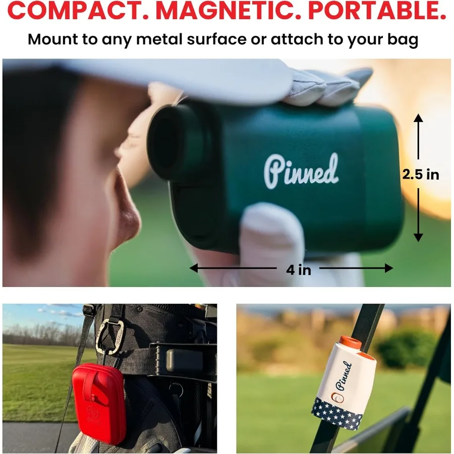 เครื่องวัดระยะทางกอล์ฟแบบปริซึมสำหรับการวัดระยะทางที่แม่นยำบนเนินเขาและพื้นที่ที่ไม่เรียบ ชาร์จผ่าน USB พร้อมระบบสั่น