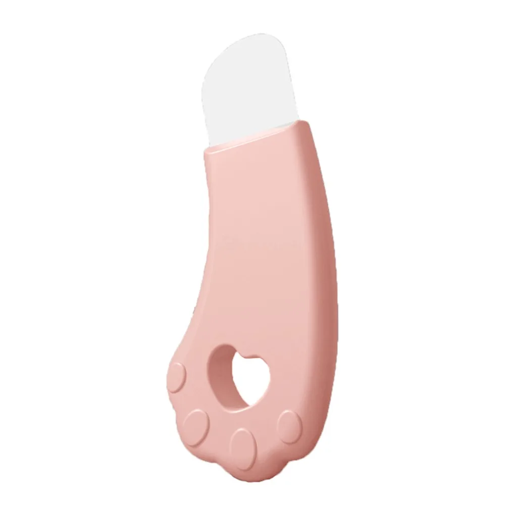Outil d'élimination des points noirs du visage en forme de patte de chat, nettoyage en profondeur, élimine les points blancs, l'acné, grattoir de points noirs, dissolvant de sébum portatif en Silicone