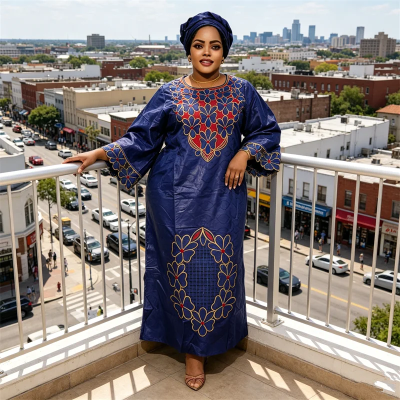 

Morocco Kaftan Luxury Embroidery Hijab Dress Set for Women African Clothing Boubou Robe Ankara Dashiki Turkey Caftan Gown Abaya