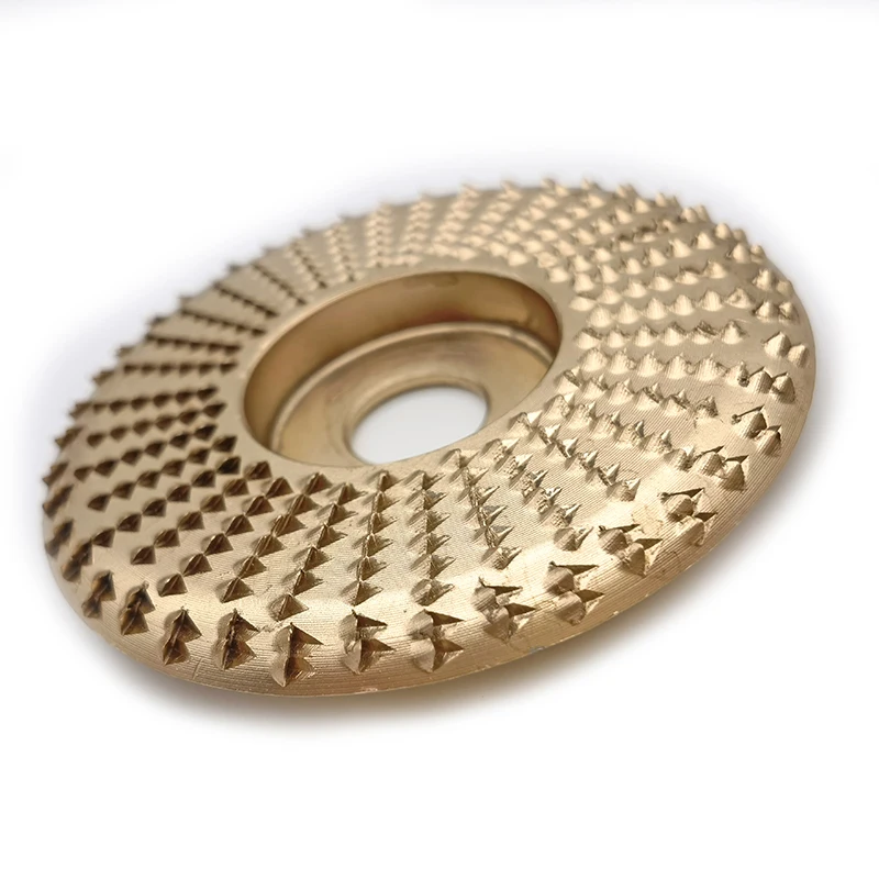 1 pz Plat-Arc molatura del legno mola per lucidatura disco rotante levigatura strumento per intaglio utensili a disco abrasivo per smerigliatrice angolare foro da 4 pollici