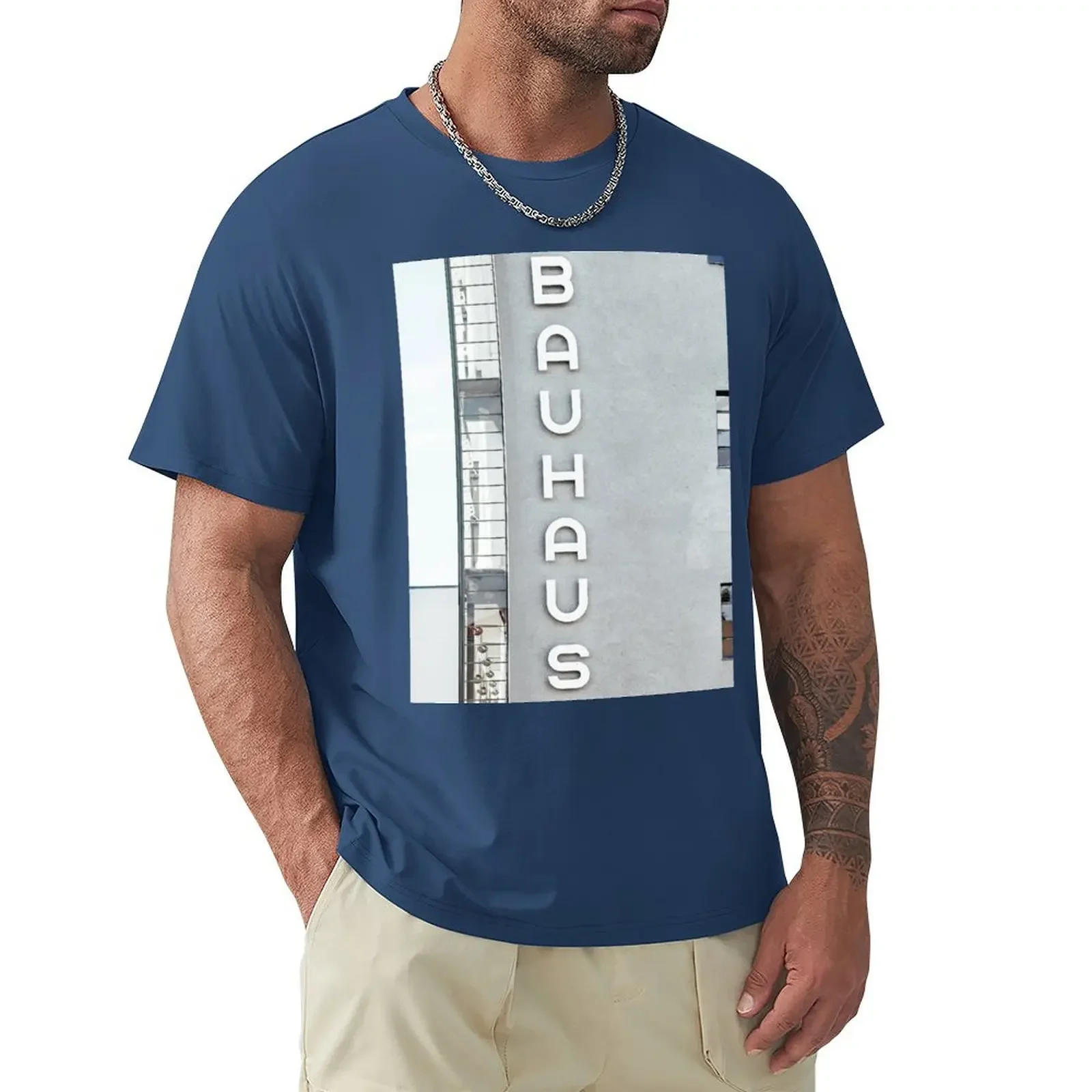 Bauhaus T-Shirt custom shirt anime Short sleeve tee men