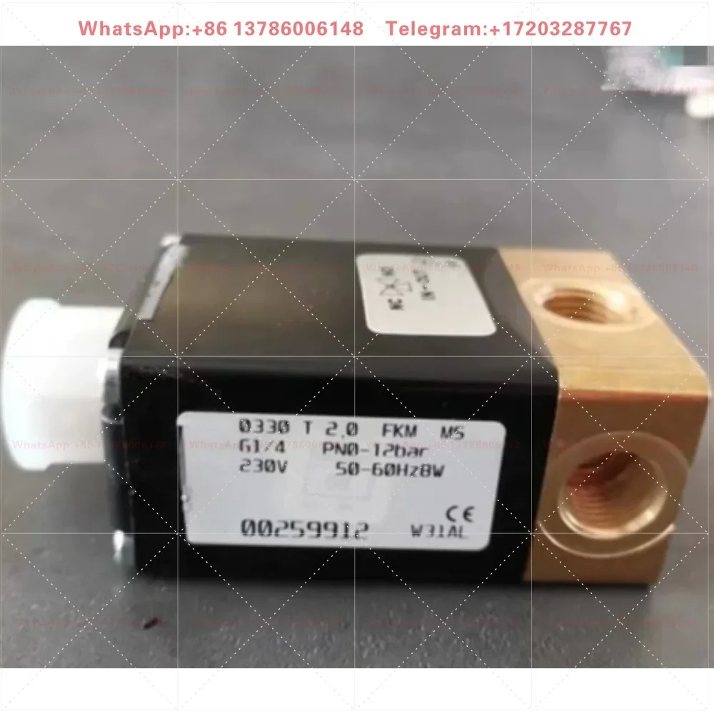0330T 2.0 FKM MS G1/4 230V 50-60HZ 00259912 Dielectric Isolation Solenoid Valve