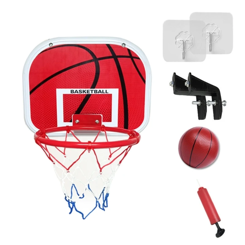 Kids Bouncing Mute Wall Basketball Set Mute Bouncing Indoor Basketball Set Toy Drop shipping