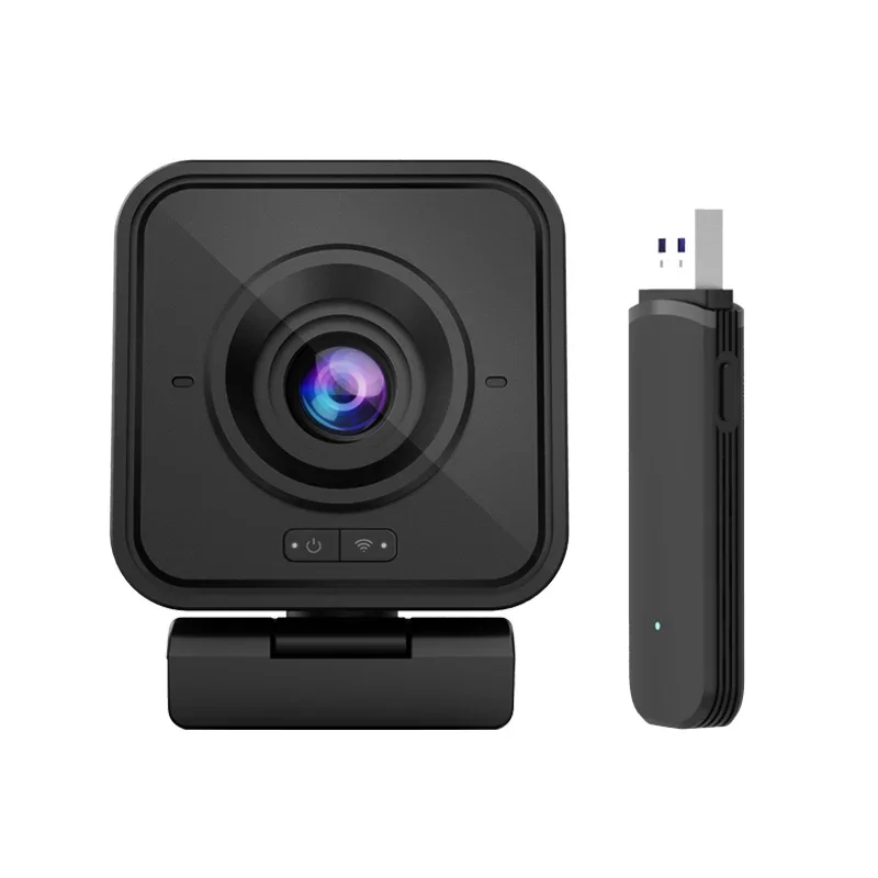 Hot Sale Full HD 1080p/30fps PC Wireless Webcam With Microphone,Clear Stereo Audio,Little Latency,20m Indoor Transmission 50m O