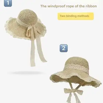 韓國手工草帽,日式清新小巧遮陽帽,適合春夏外曬。 8 最佳銷售 日本遮陽帽 - №8