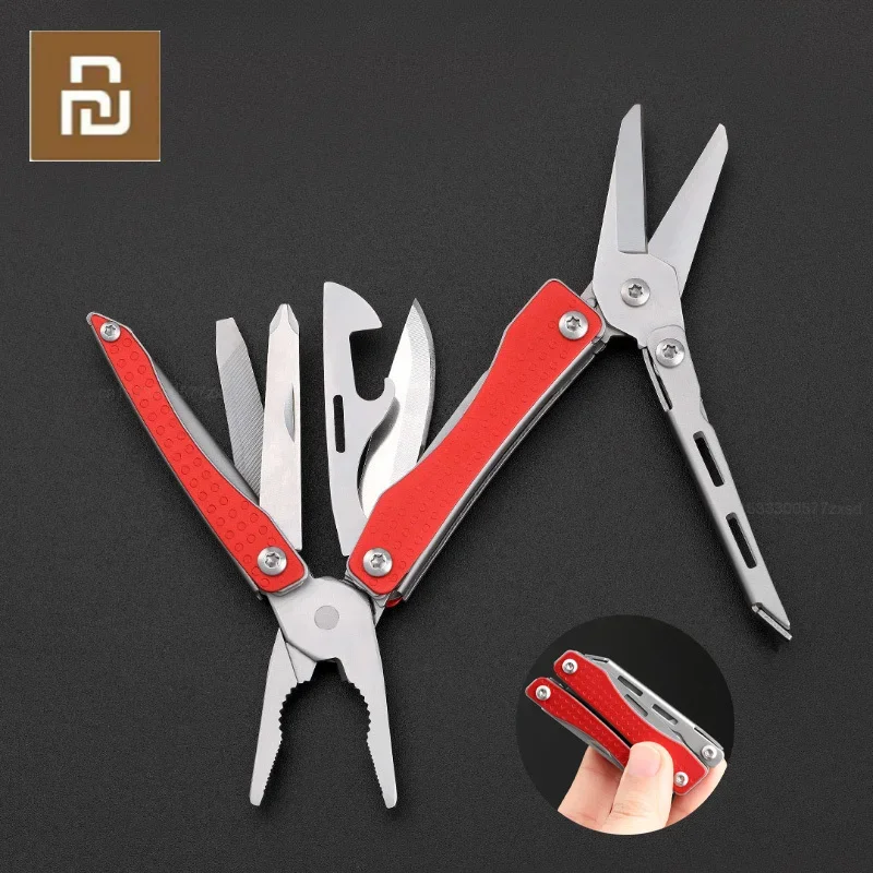 

Nextool mini flagship 10 in 1 EDC repair tools pocket folding knife outdoor survival kits box can bottle opener pliers