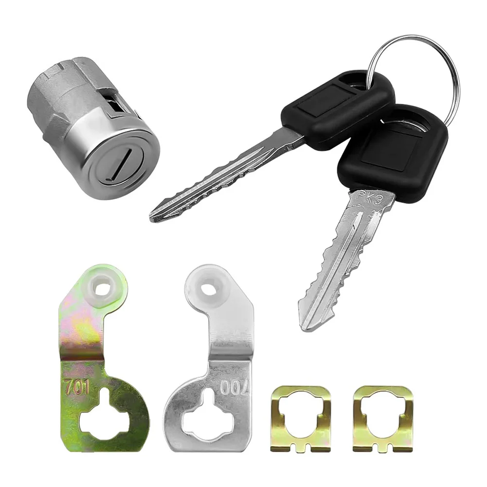 Strict Door Lock Cylinder With Key 15298924 For Cadillac Escalade/ Silverado Suburban Tahoe