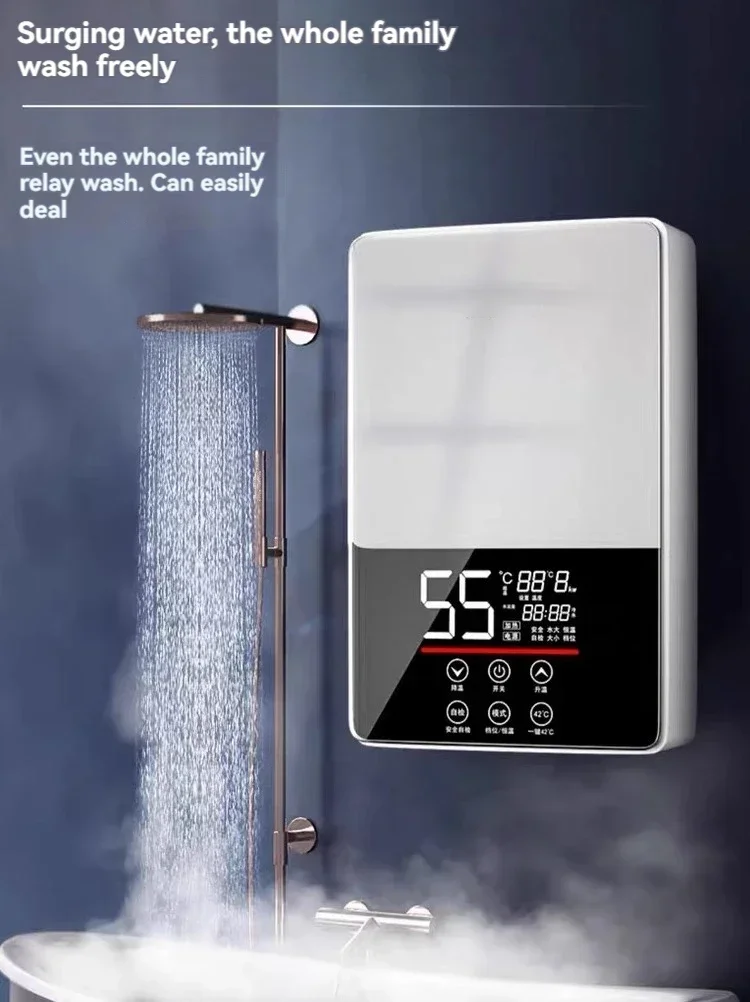 

Compact bathtub shower unit,rapid heating,household simple type,intelligent electric water heater,constant temperature hot water