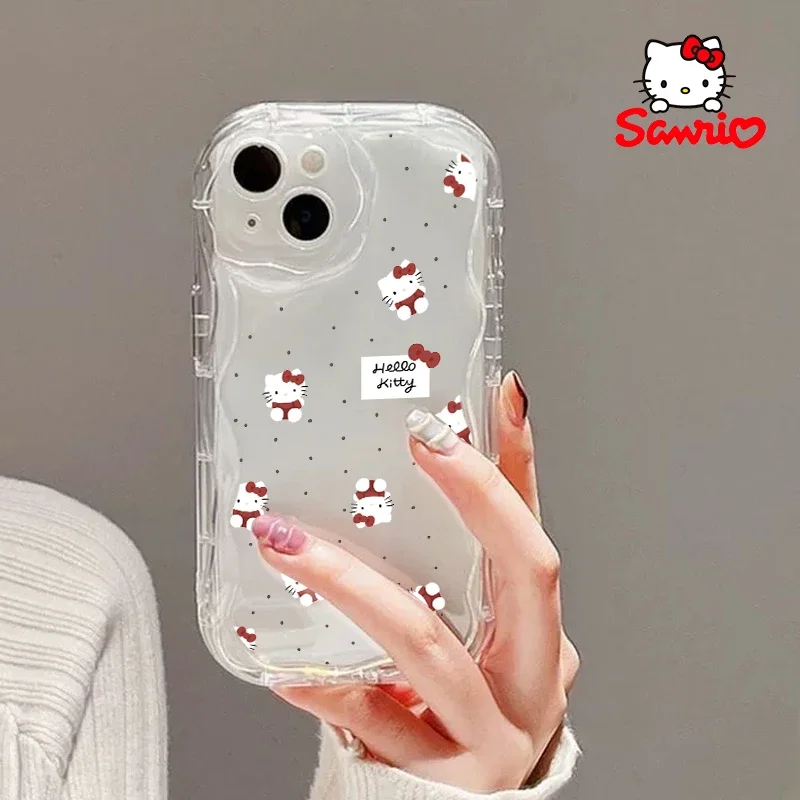 Cinnamoroll Phone Case All Inclusive Anti Fall Measures Girl Mobile Phone Shell Kitty Cat Anime for Iphone Gift for Girl