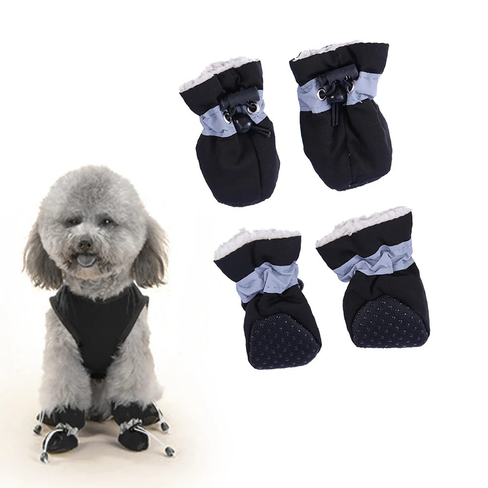 

Anti-Slip Dog Shoes Waterproof Pet Footwear For Small Large Dogs Indoor Outdoor Use Warm Winter Rain Boots Dogs Boots