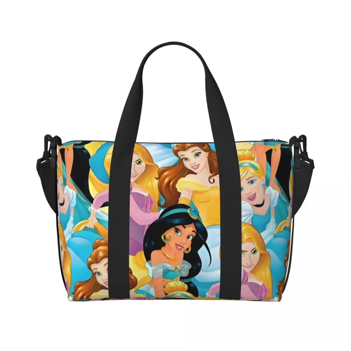 

Custom Elena Of Avalor Cartoon Tote Bag for Women Big Capacity Princess Anime Kawaii Beach Gym Travel Bags