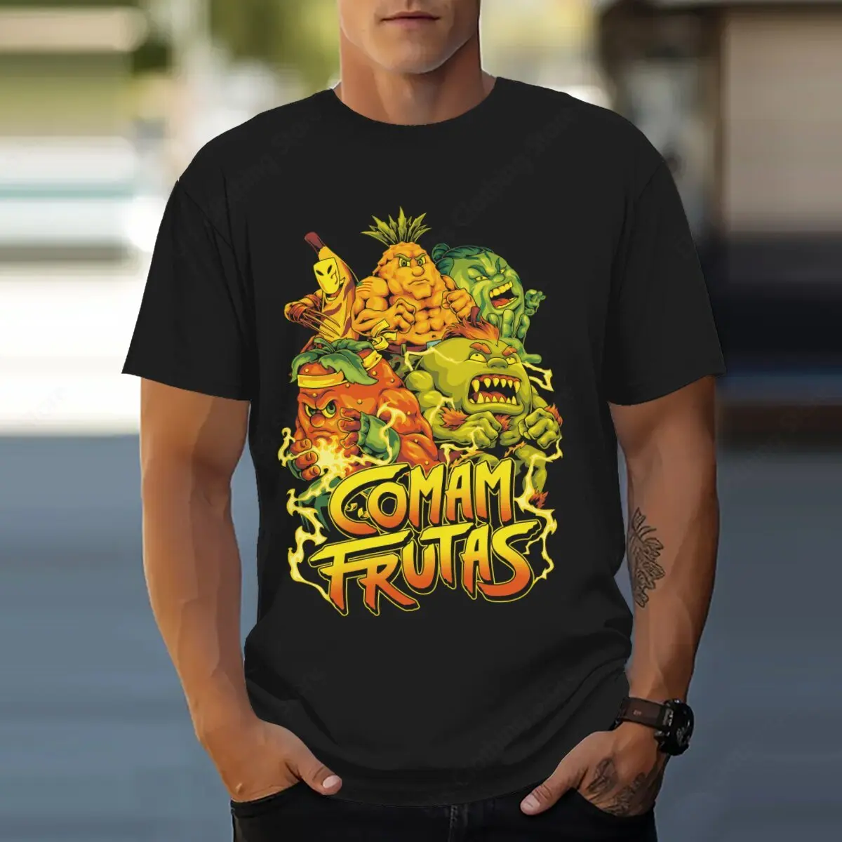 Vitor Capial - Comam Frutas 3 T-shirts men women casual t-shirts unisex streetwear