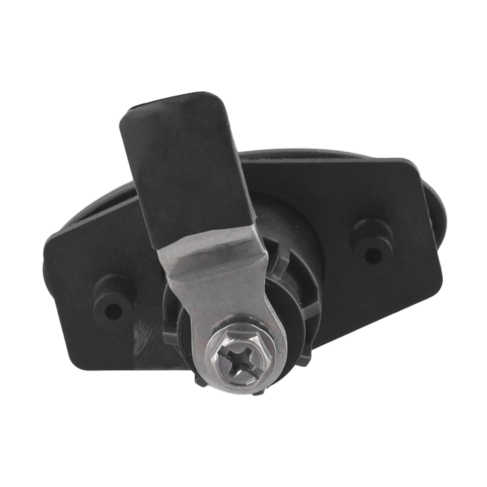 RV Lock Black Nylon Cabinet Door Drawer Lock With 2 Keys For Yacht Hatch Locker Box Security Hardware