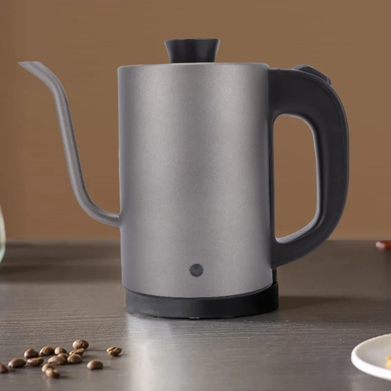 

Электрический чайник с изогнутым носиком 800 мл, 600 Вт, для заваривания кофе и чая, с защитой от выкипания, автоматическим отключением, быстрый нагрев воды