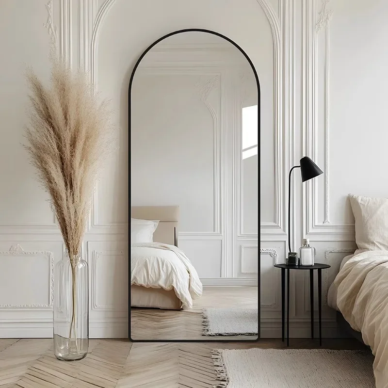 Makeup Nordic Mirror Standing Horizontal Modern Design Mirror Luxury Living Room Adornos Para El Hogar House Accessories