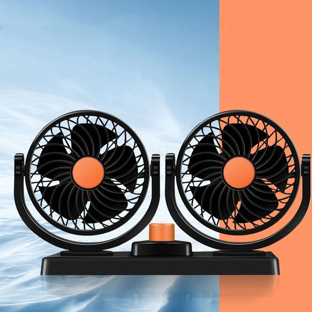 

Mounted Interior Electric Fan Car Dashboard Fans Automotive Cooling Travel Dual