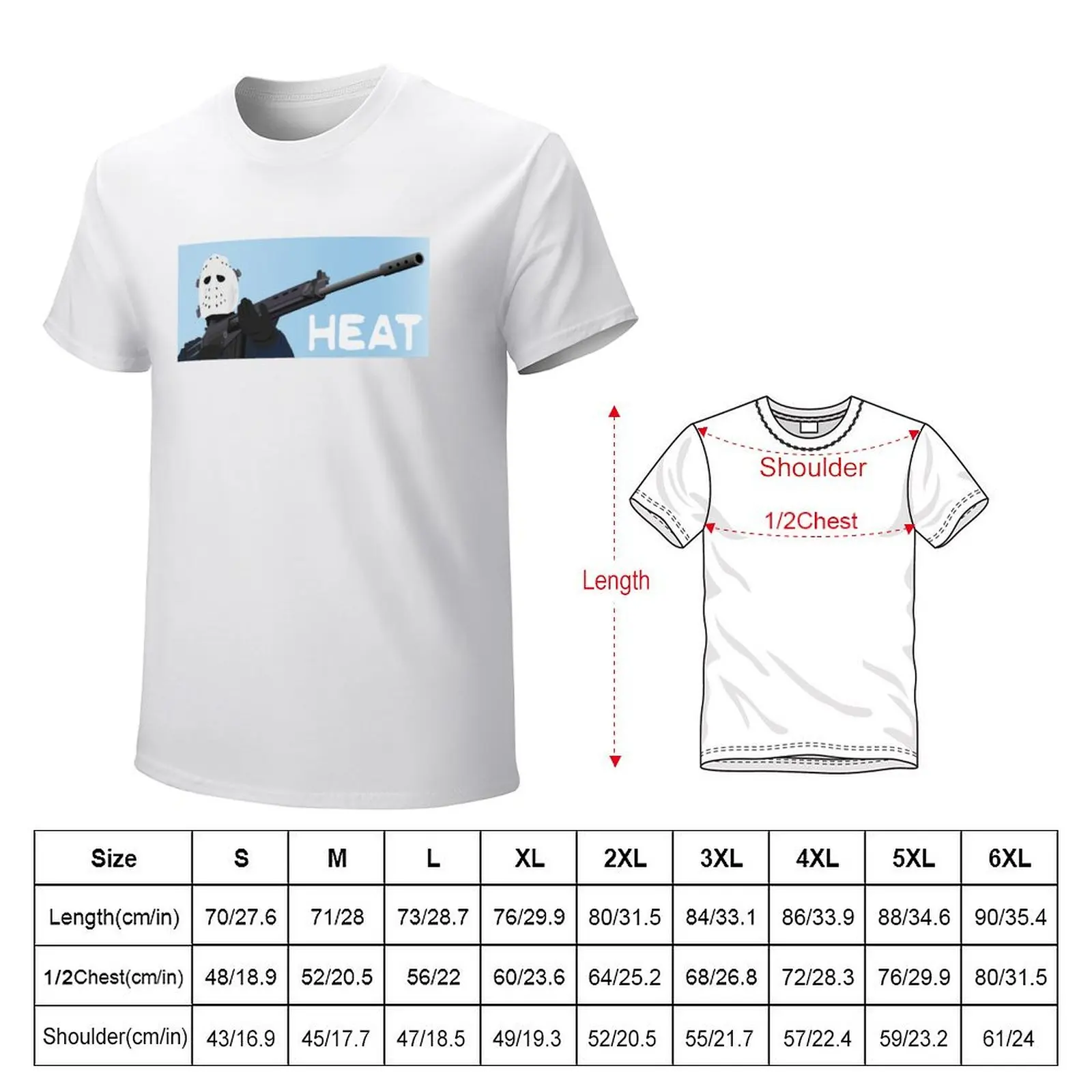 Heat T-Shirt Short sleeve tee aesthetic clothes Aesthetic clothing quick drying Short sleeve tee men