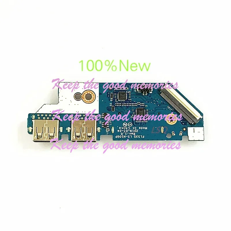 LS-H10GP para Lenovo IdeaPad S340-15 botón de encendido para ordenador portátil placa de tarjeta USB con cable fl535 prueba de 100% entrega rápida OK