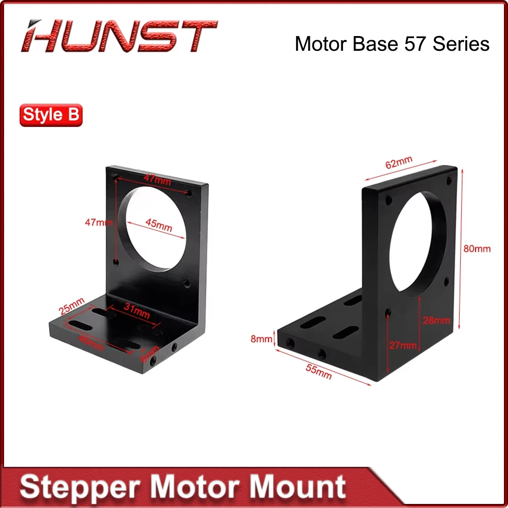 HUNST قاعدة المحرك 57 سلسلة المحرك الألومنيوم قاعدة تركيب السحابة تصاعد قوس دعم المحرك قاعدة ثابتة