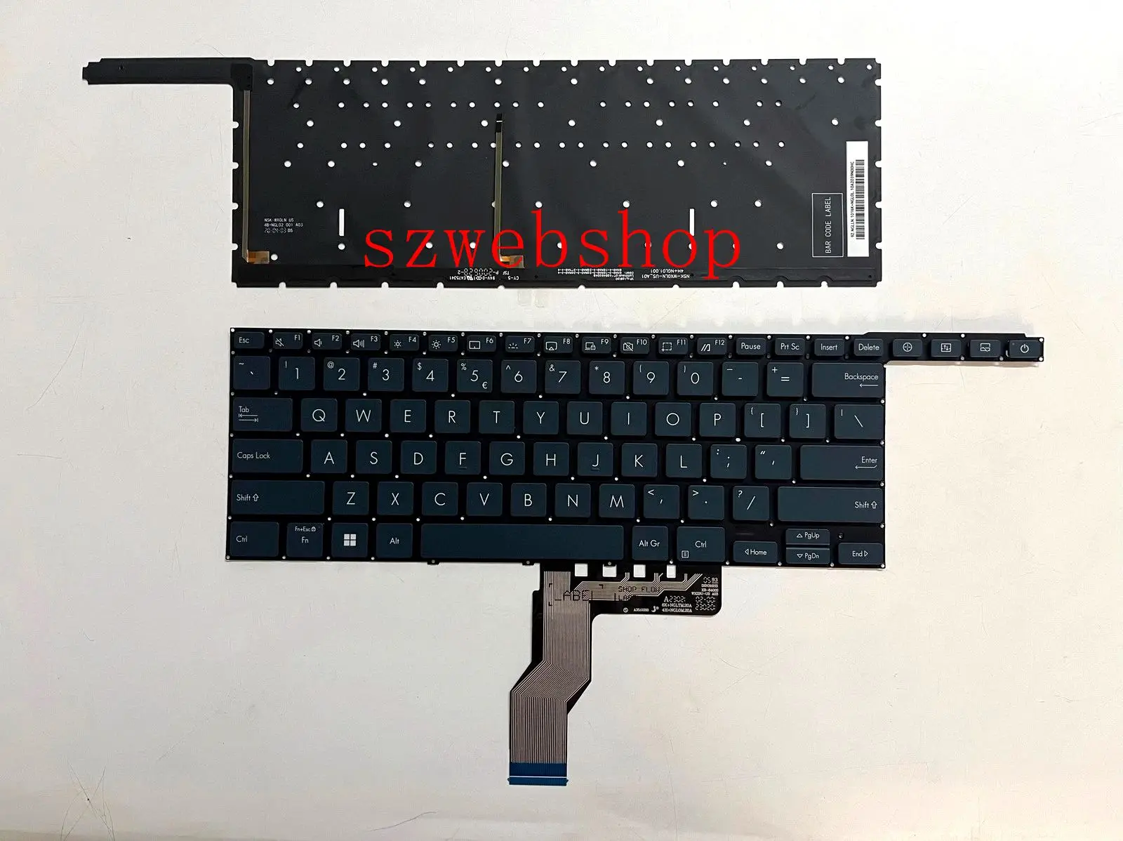

New Laptop For ASUS ZenBook Pro Duo 15 OLED UX582L UX582LR UX582ZW UX582Z US Keyboard Backlit