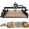 500W 스핀들이있는 CNC 4540 밀링 머신 CNC 40W 레이저 조각 기계 목재 PCB 알루미늄 스테인레스 스틸 용 3D 프린터 5