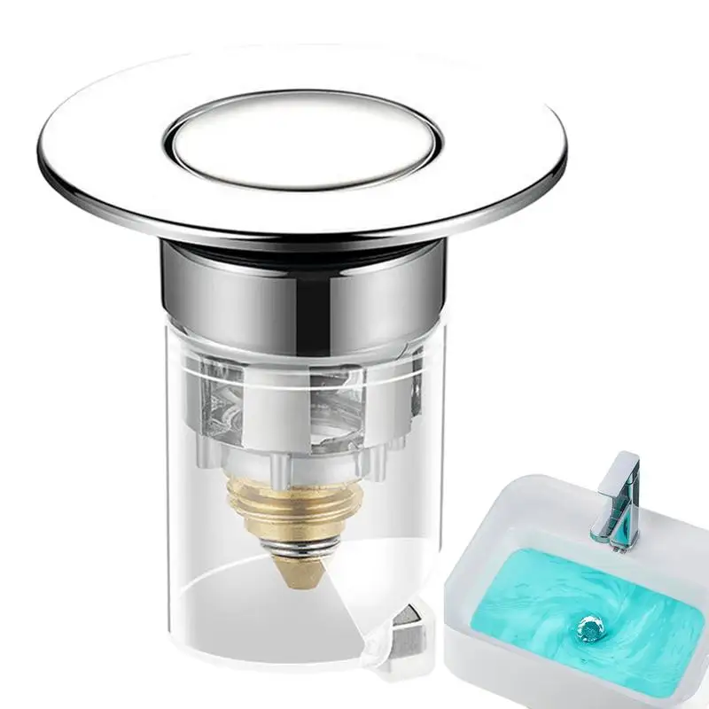 Drain Hair Catcher Pop Up Sink Plug Hair Catcher Kitchen Strainers Drain Stoppers For Toilets Kitchen Sinks Bathroom Washbasins