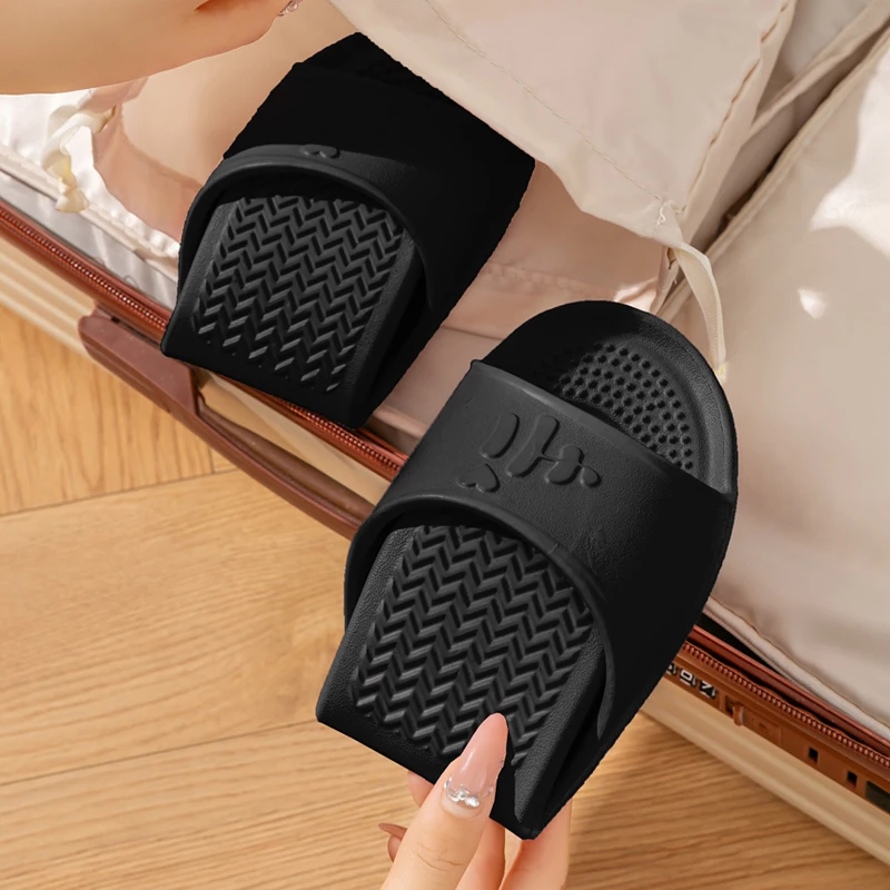 شباشب قابلة للطي خفيفة للغاية للرجال أثناء السفر والمنزل وغير قابلة للانزلاق سريعة الجفاف وبسيطة ومريحة للتدليك من الأسفل ومريحة #6