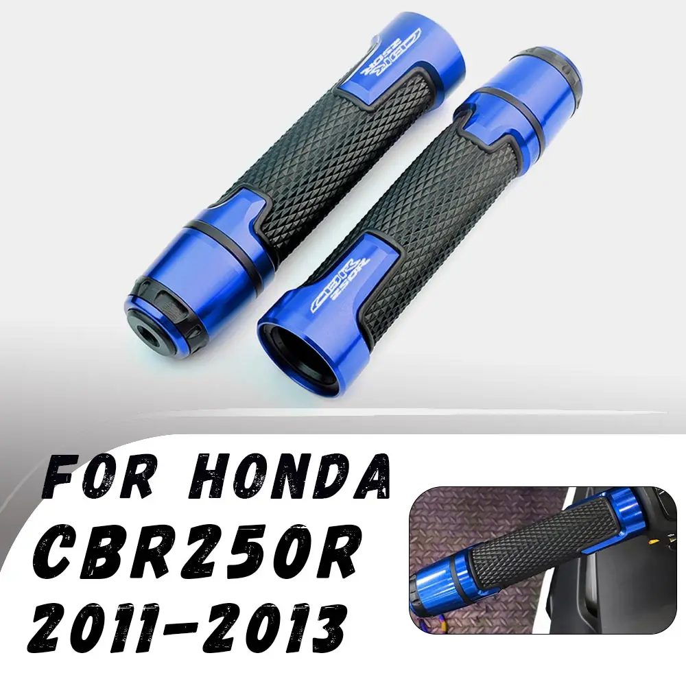 For Honda CBR250R 2011-2013 Motorcycle Non Slip Handlebars Grips Throttle CNC Multi-color Hand Bars Grips Motorcycle Accessories