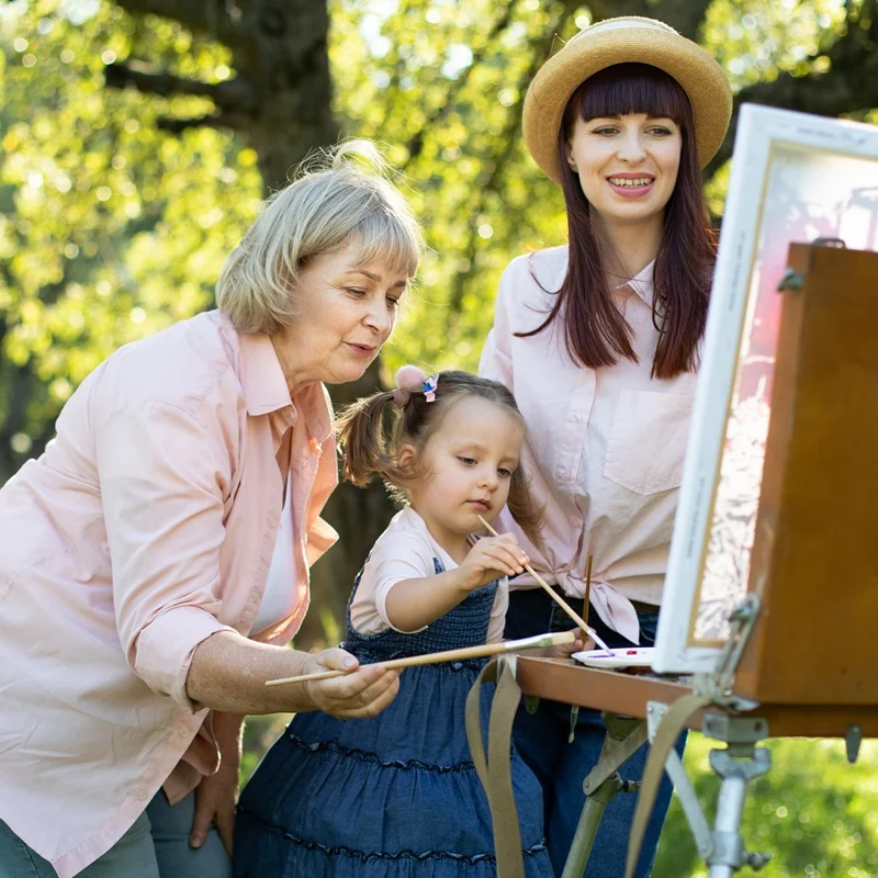 

Набор из 7 универсальных кистей-швабр для акриловой живописи и золочения, кисти для рисования разных размеров