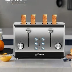 Toaster Home Use and Commercial Use Hotel Roast Toast Toaster 4 Sandwich Breakfast Тостор Для Бутербродов Tostadora De Pan