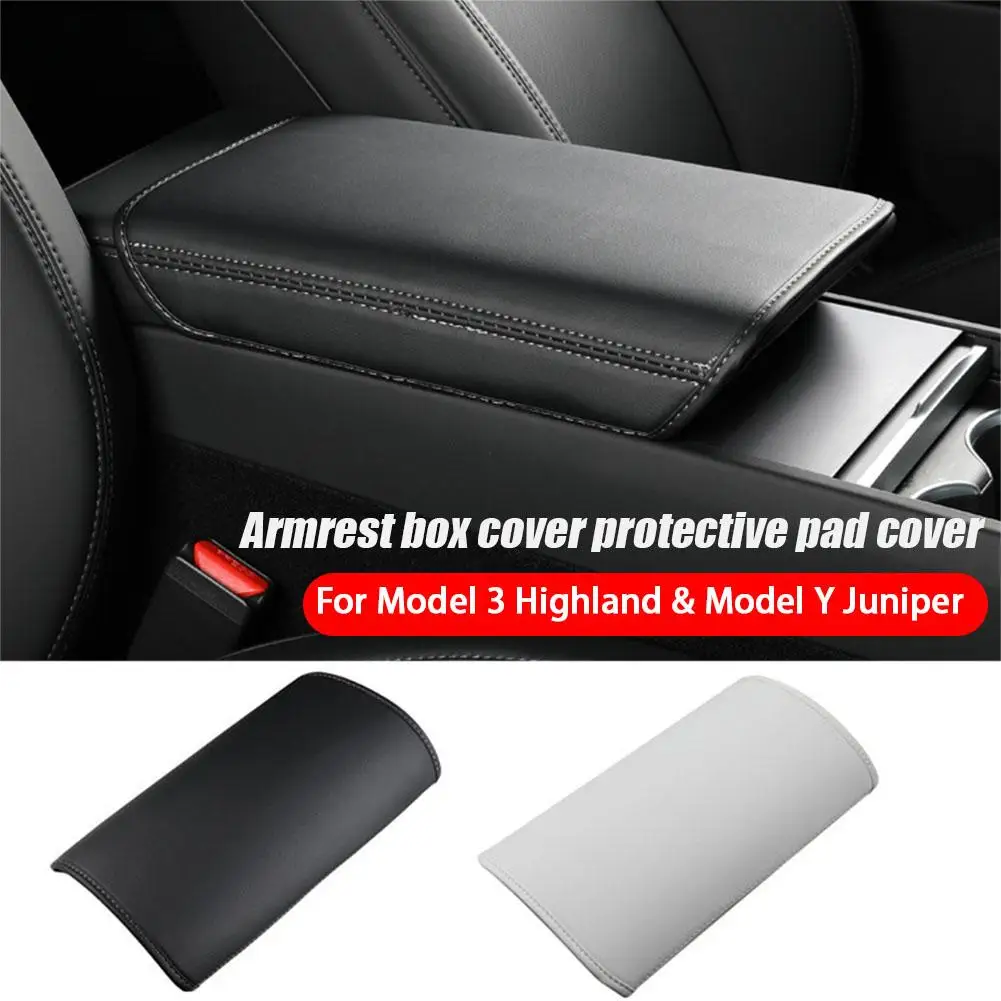 Center Console Armrest Cover for Tesla & Y 2025/2024/2023 Non-Slip Armrest Support Cushion for New/Old 3 Y Z3T0 - Image 3