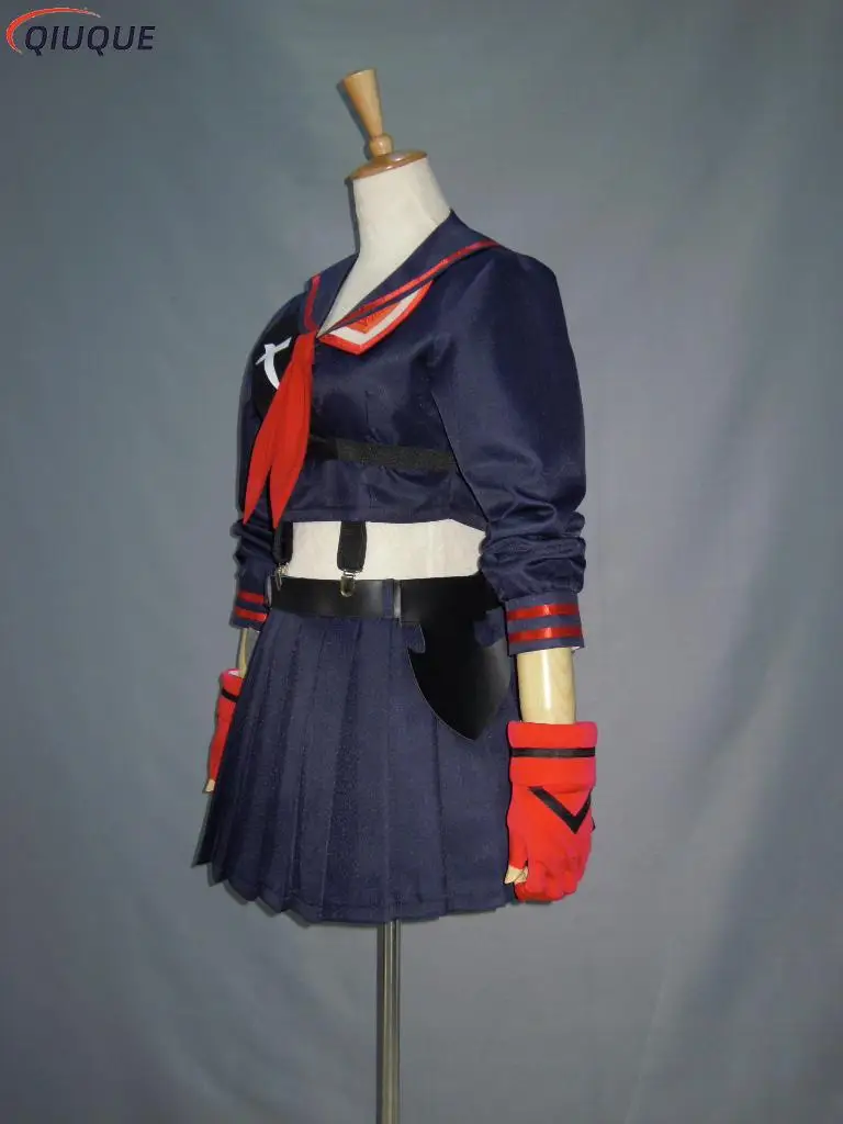 Anime japonês Cosplay Traje para Mulheres, KILL la KILL Cosplay, Ryuko Matoi, Trajes de Halloween, Uniforme de Festa, Vestido Personalizado