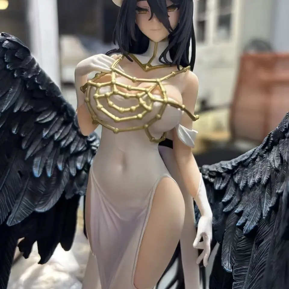 

Hot Sale New GK Albedo Anime Beautiful Girl Figure PVC Statue Collectible Model Desktop Decor Gift for Anime Fans