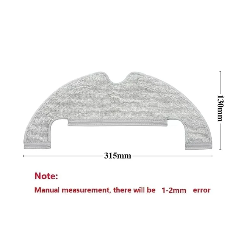 For Xiaomi X10/B102 Robot Vacuum Accessories Main Brush HEPA Filter Dust Bag Side Brush Mop Cloth Replacement Parts view 6