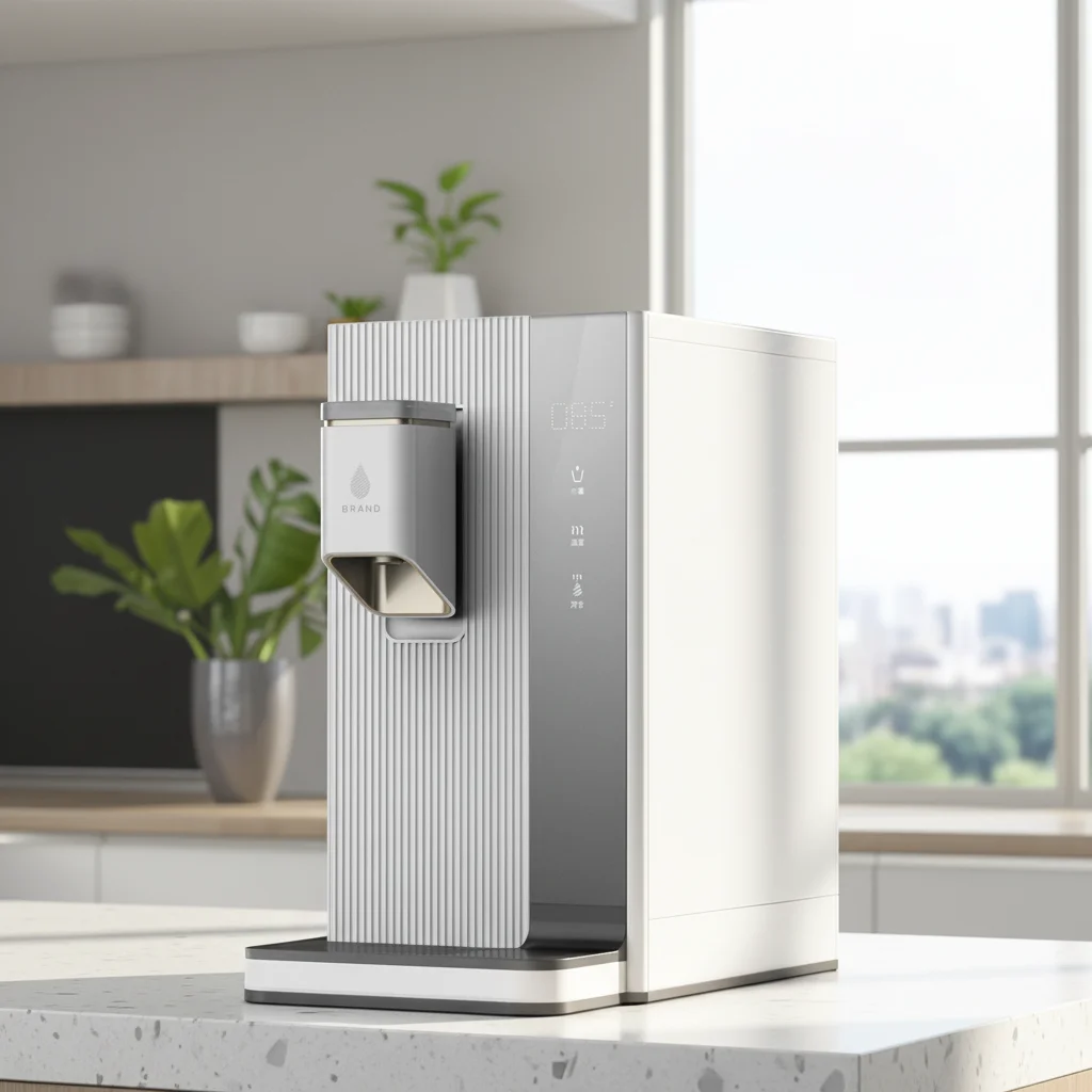 Puretal Electric Water Filter System New Design Tabletop Reverse Osmosis 3-Second Instant Heating & Boiling Hot Water Dispenser