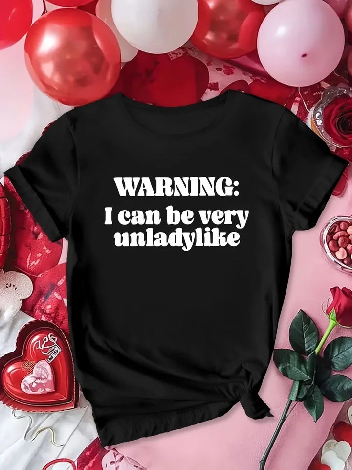 Unladylike Graphic Tee for Bold Women