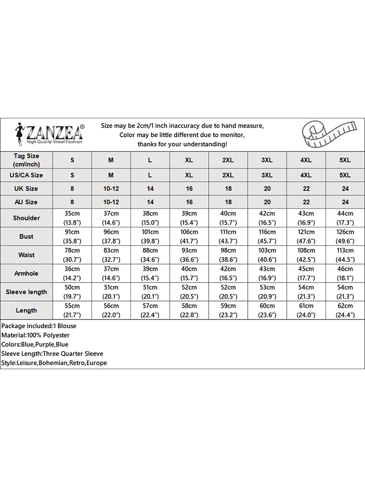 ZANZEA Elegant Women Office Work Shirt Summer O-Neck 3/4 Flare Sleeve Blouses Fashion Casual Party Tops Female Chemise Oversize