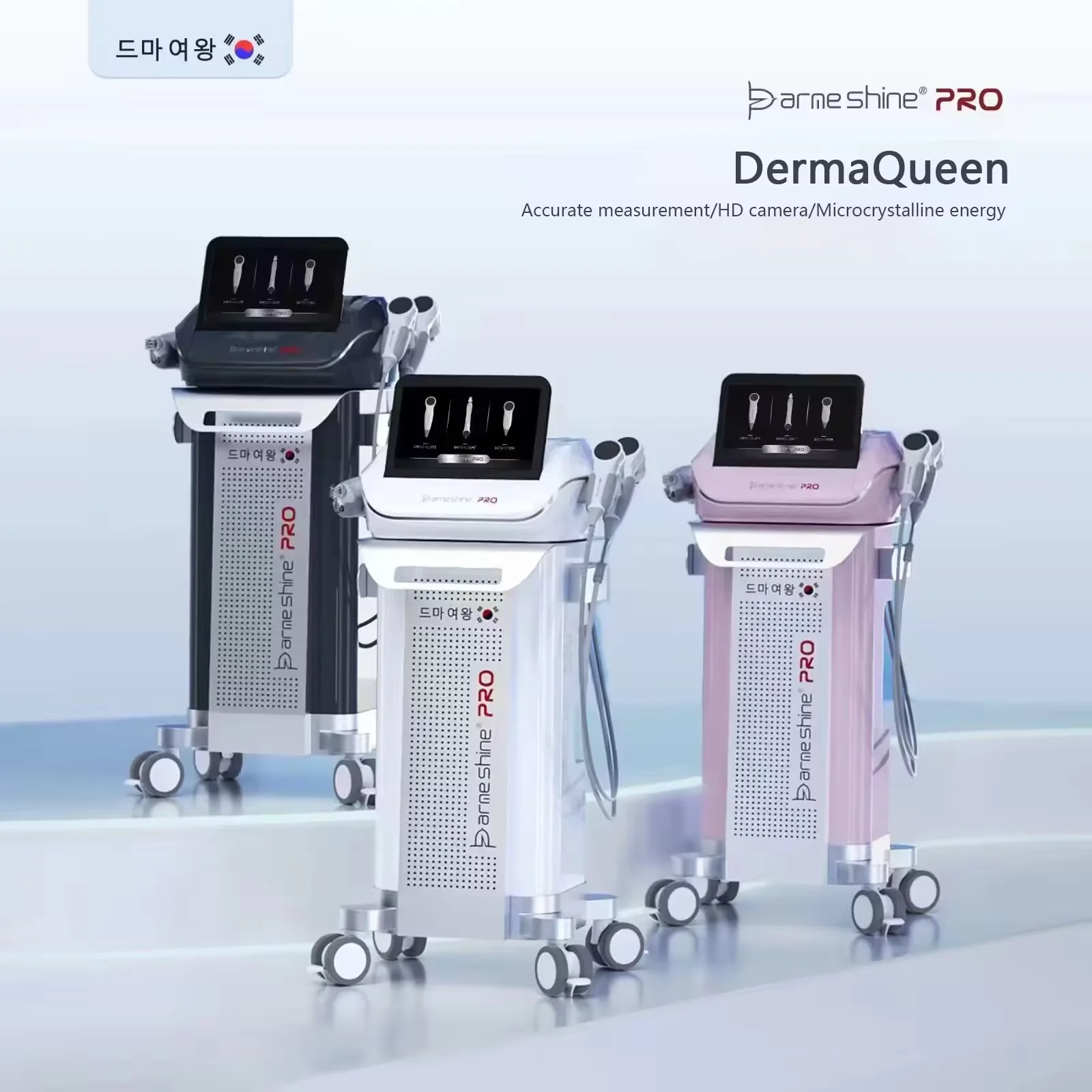 

Newest Korea Design 3 In 1 5th Generation Derma Shine Pro Needle Therapy Anti-Aging Water Meso Gun For Salon Use Skin Analysis