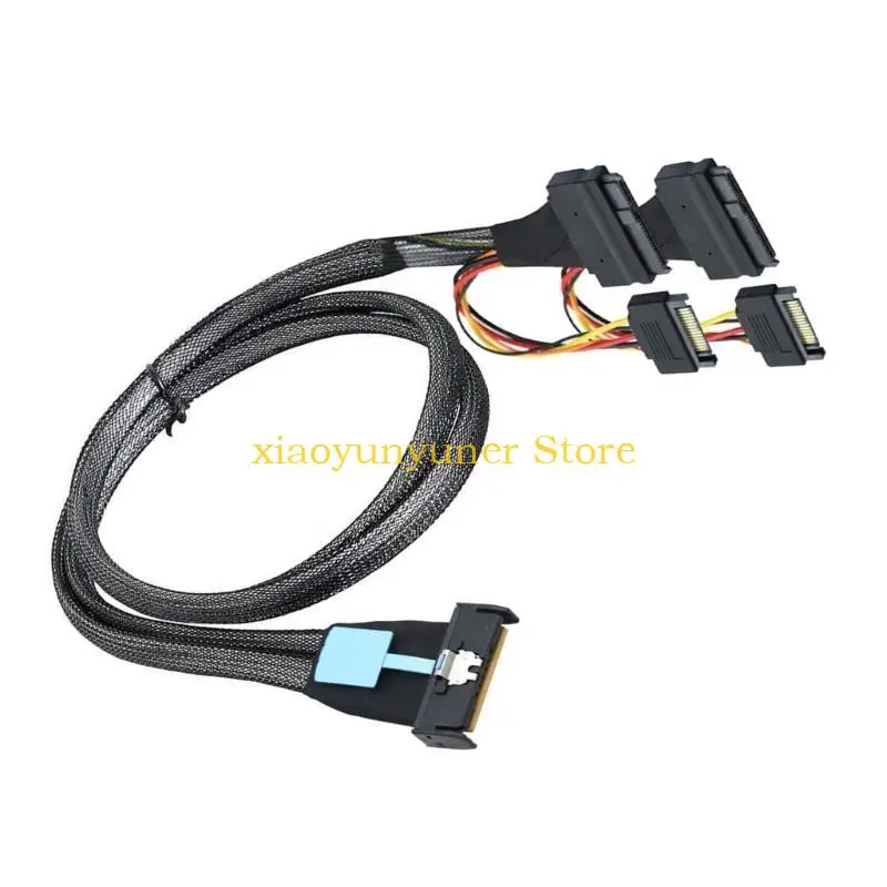 P9JB Computer Server Cable 8i 74P To 2x SFF 8639 With 15Pin Power