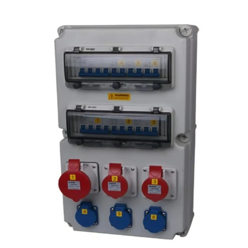IP44 indoor and outdoor portable temporary distribution box, mobile switchgear power distribution