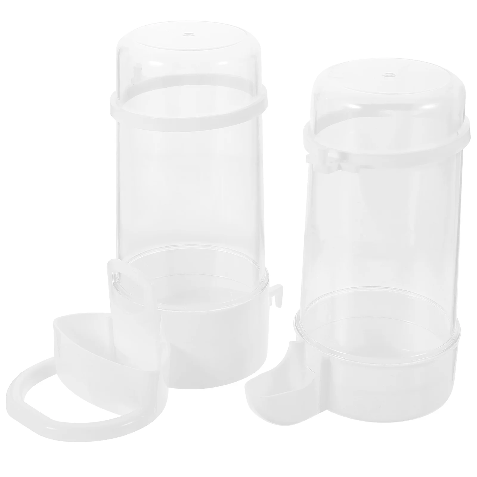 

2pcs Automatic Bird Feeder Water Dispenser For Cage Parakeet Cockatiel Food Dispenser Easy Clean Indoor Outdoor Use Pet