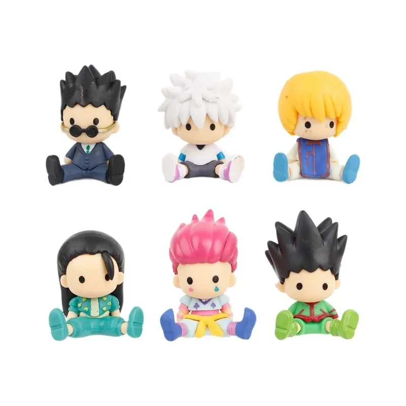 HUNTERS HUNTERS Action Figure Anime Cartoon GON FREECSS GK Killua Zoldyck Figurine Model Mini Statues Collectable Toys Ornament