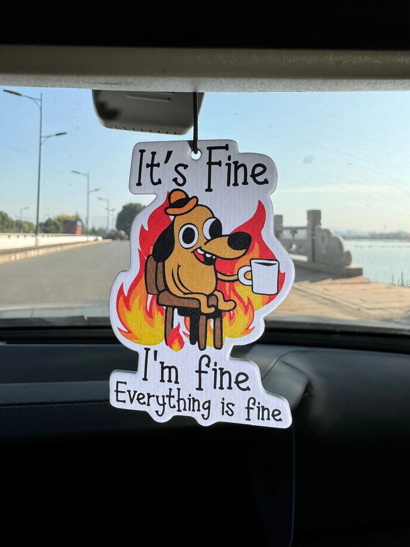It`S Fine I`M Fi, Fresh Freesia Scent, Five-Star Neutral Car Perfume and Non-Toxic Air Freshener |   Natural Essential Oils and Aromatherapy Scent Tablets (Noroili/Grapefruit/Cedar) |   Hanging Type and Dual-Purpose with Vent Clip |   Long-Lasting Fragrance for 60-90 Days |   Deodorize and Purify the Air |   Suitable for Use in Cars, Homes, Wardrobes, and Bathrooms. |   Same Fragrance as the One Sold in the Store