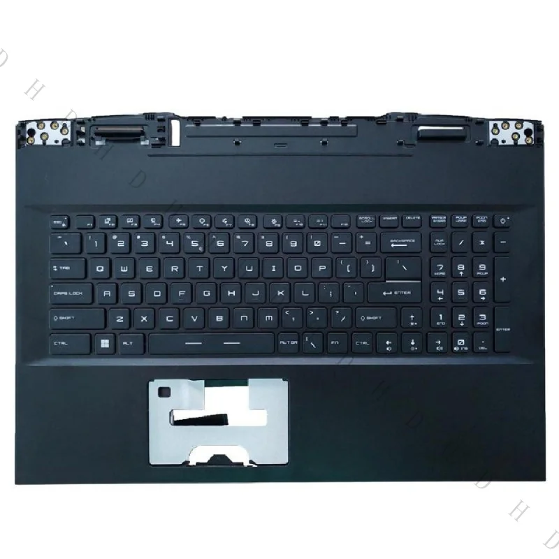 B+17.3'' New US RGB Backlit Keyboard Palmrest Cover For MSI GP76 Leopard 11UH 11UG 10UE 10UG MS-17K2 MS-17K3 Laptop
