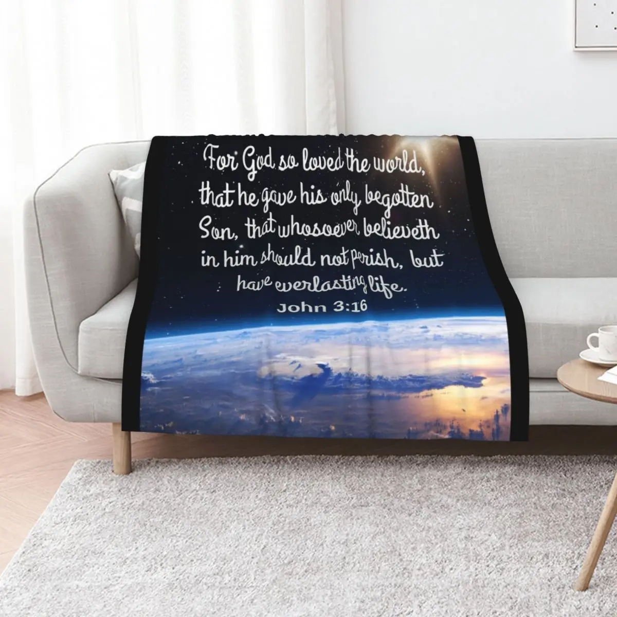 John 3:16 Kjv Throw… - image